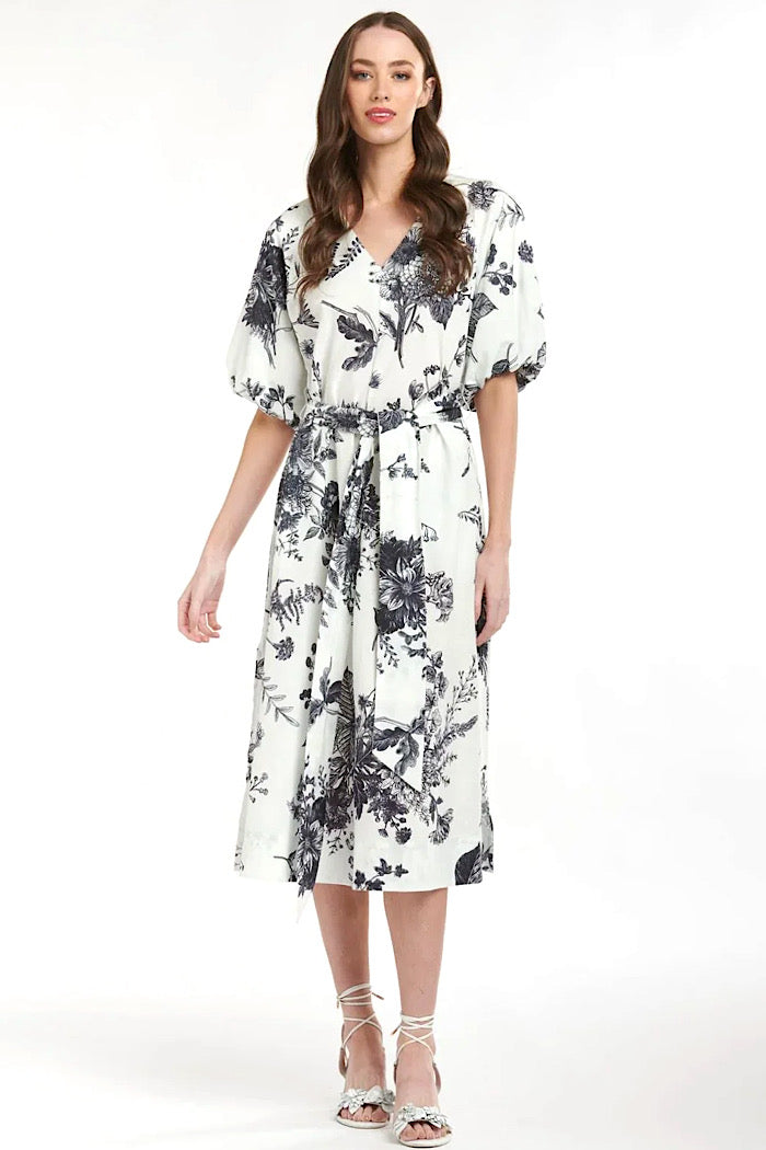 BIANCA PUFF SLEEVE DRESS - CHELSEA