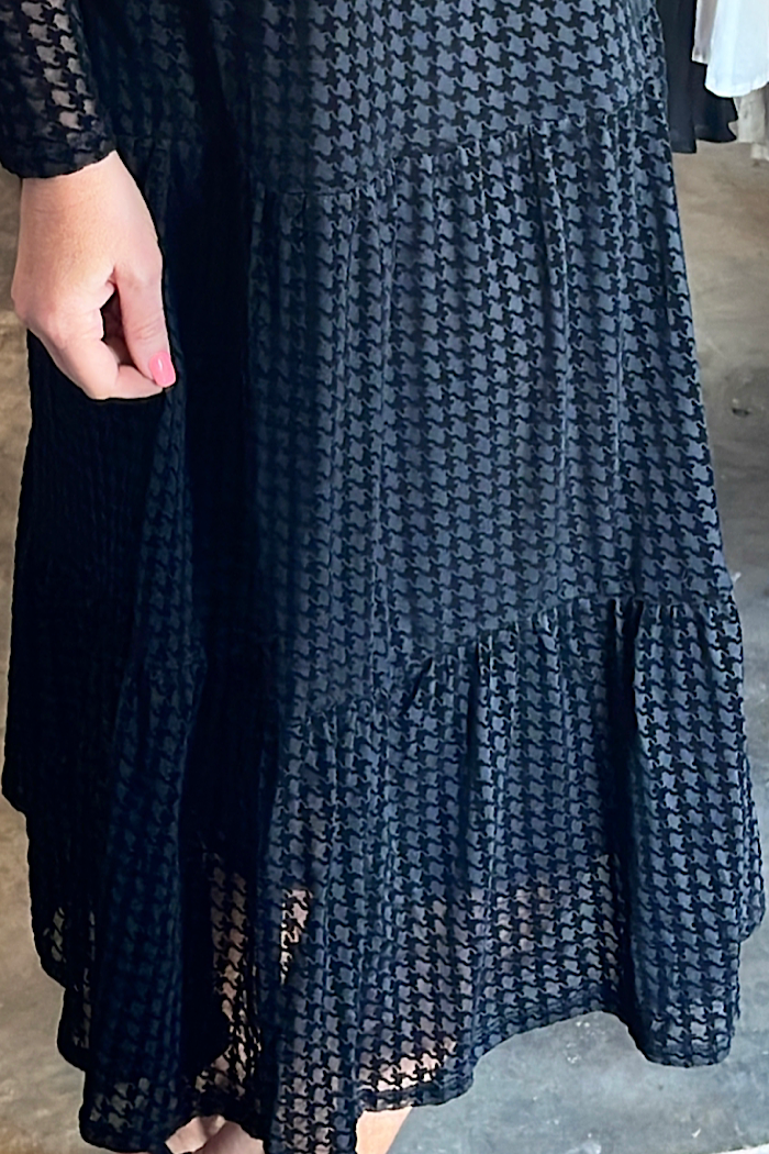VELVET UNDERGROUND DRESS - BLACK