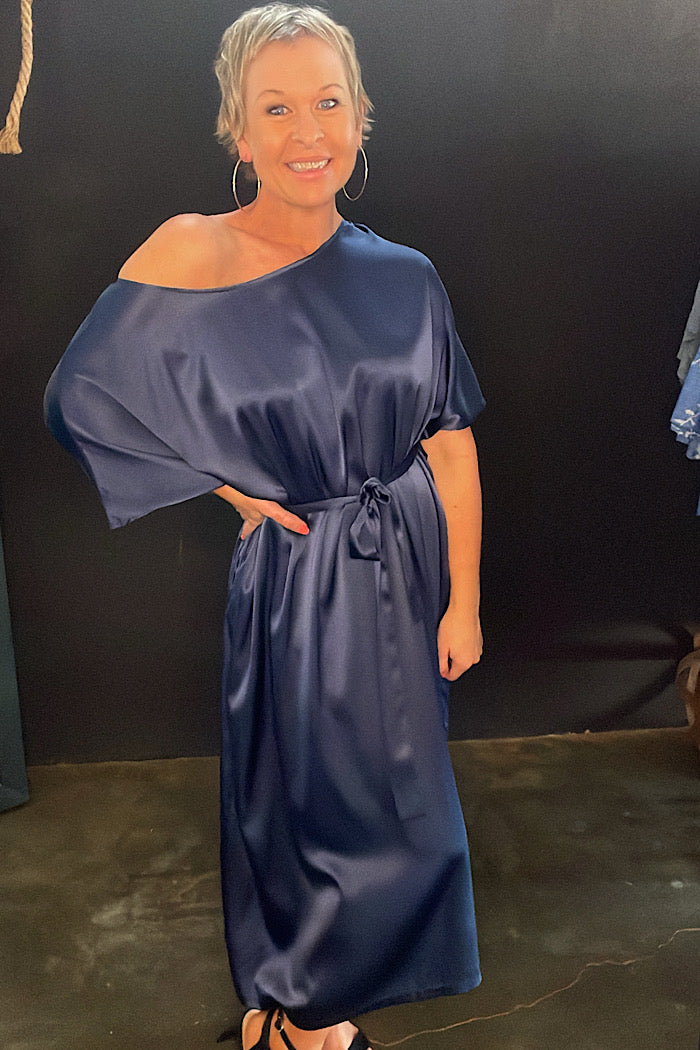 THISTLE DRESS - NAVY