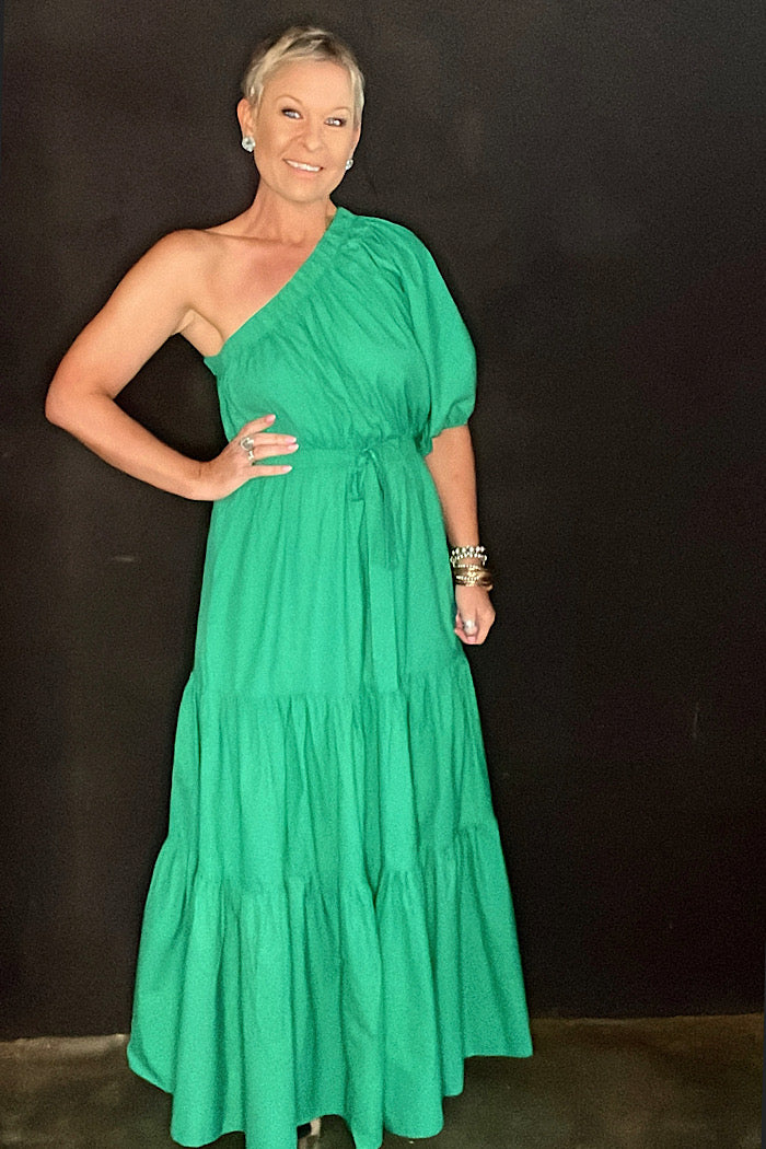 PALMER MAXI DRESS - GREEN