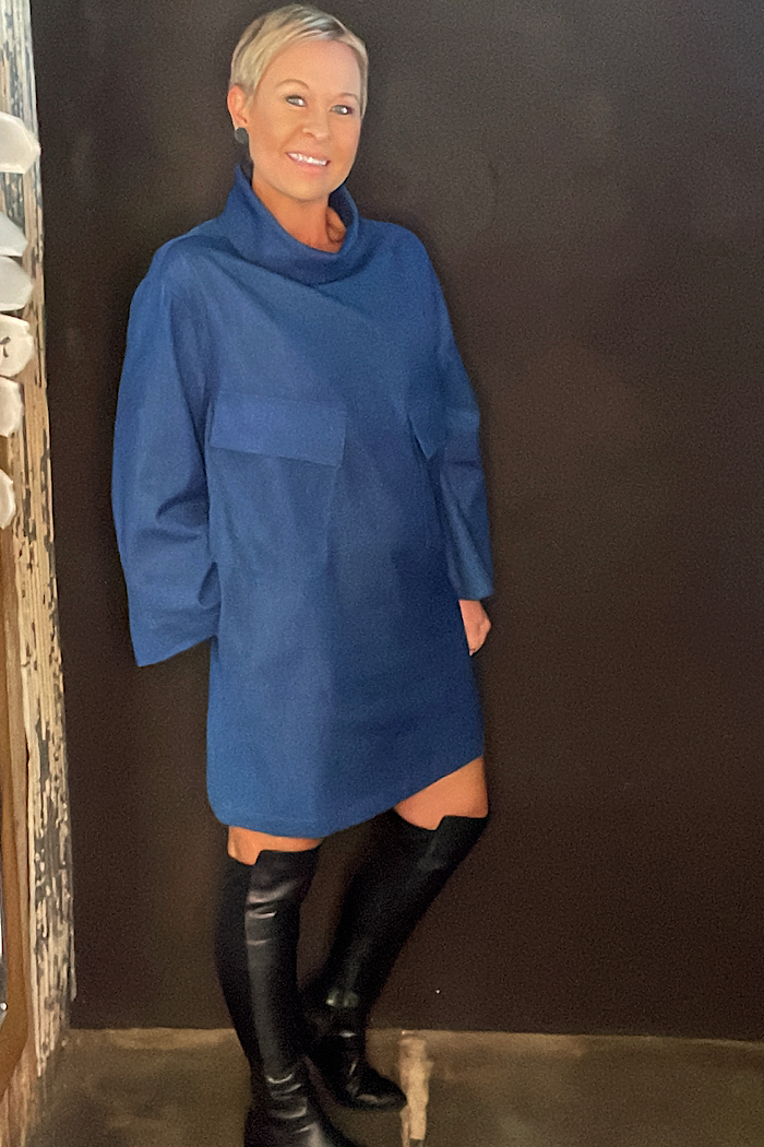 DAKOTA DRESS - DENIM - FINAL CLEARANCE
