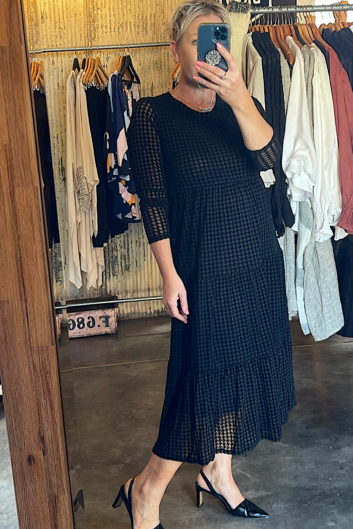 VELVET UNDERGROUND DRESS - BLACK
