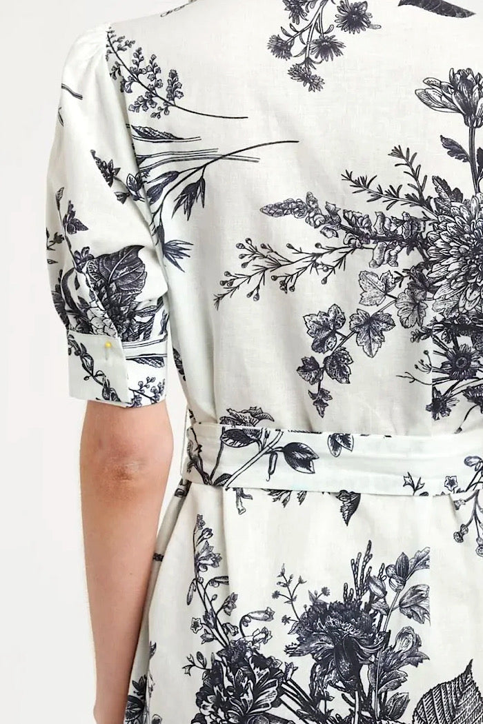 BIANCA PUFF SLEEVE DRESS - CHELSEA