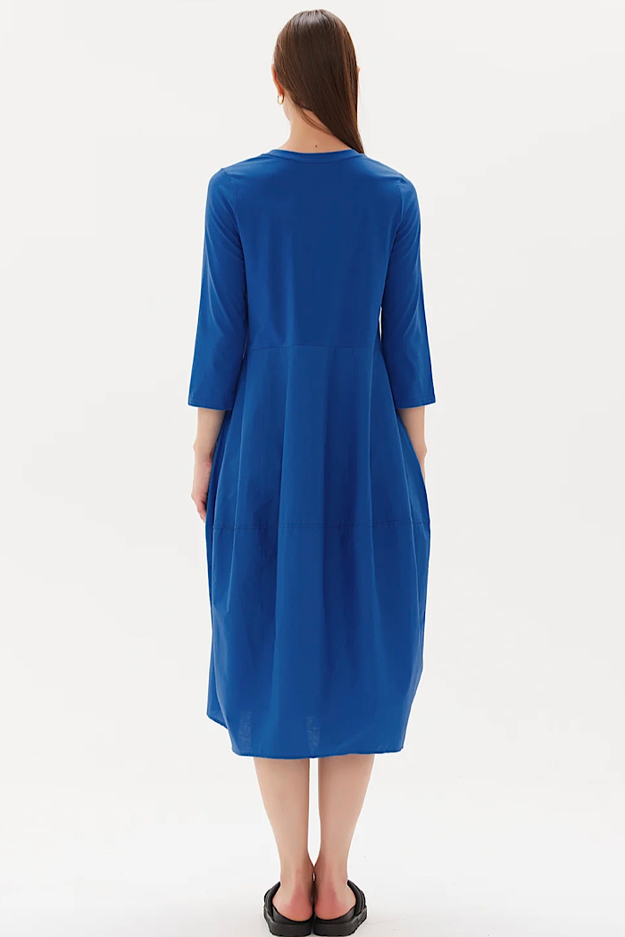 OVOID COMBI DRESS - CERULEAN BLUE