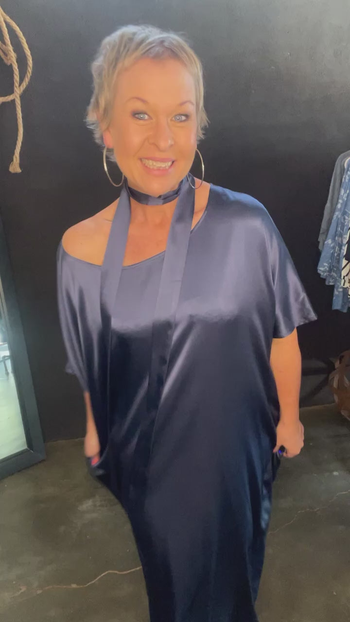 THISTLE DRESS - NAVY