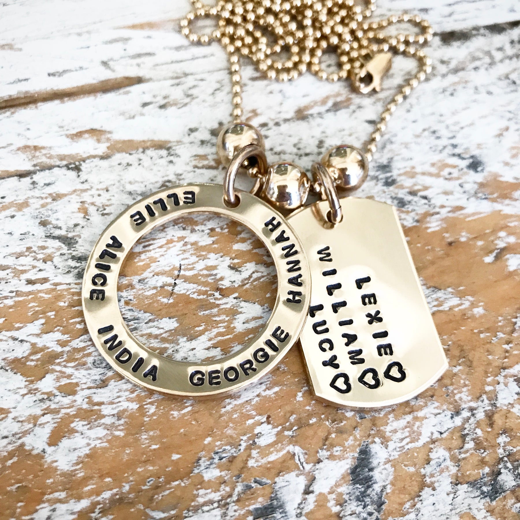 Mikah hand stamped deals jewellery