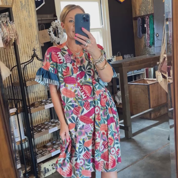 JUST FOR FUN DRESS - BLOOMING EDGE