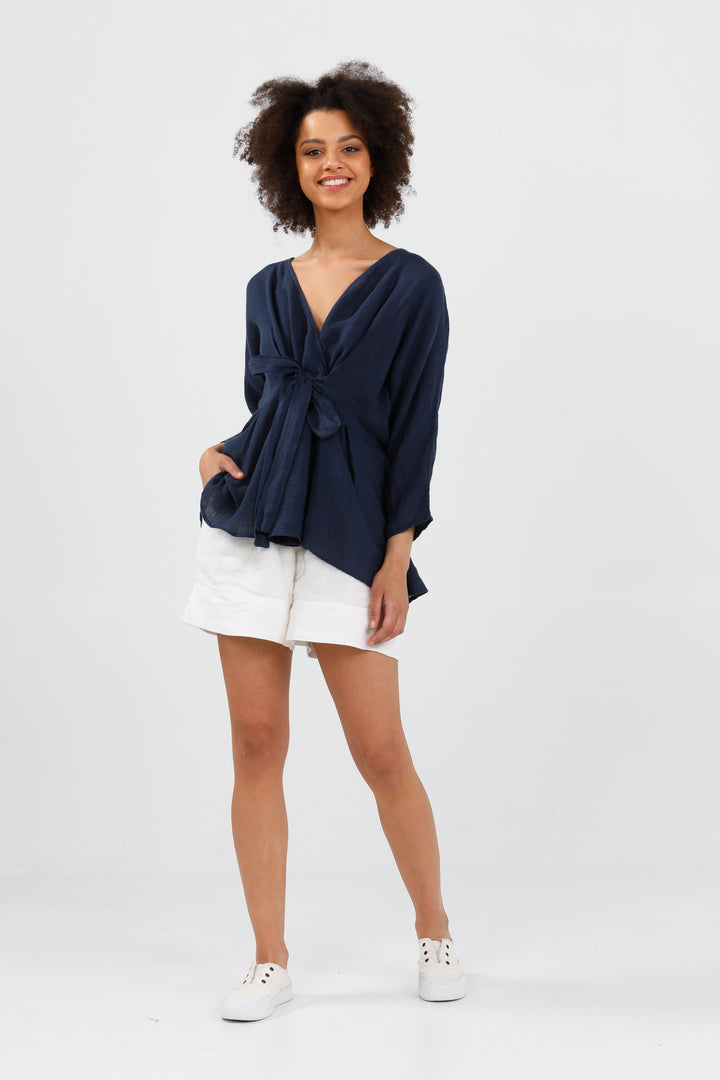 GEORGIA TOP - NAVY