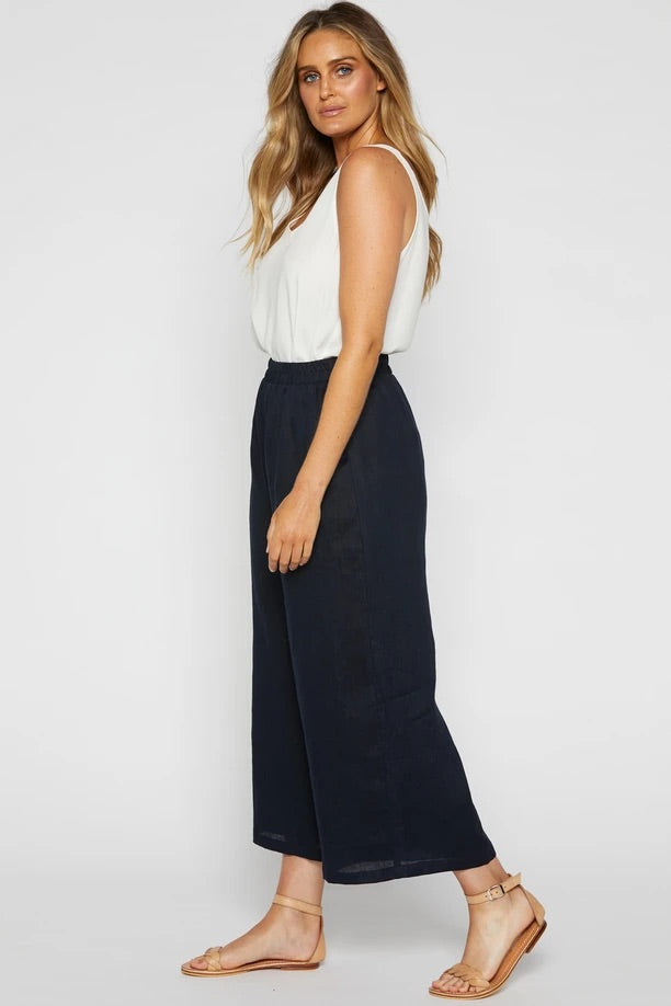 MYSTIC CROP PANT - SAPPHIRE