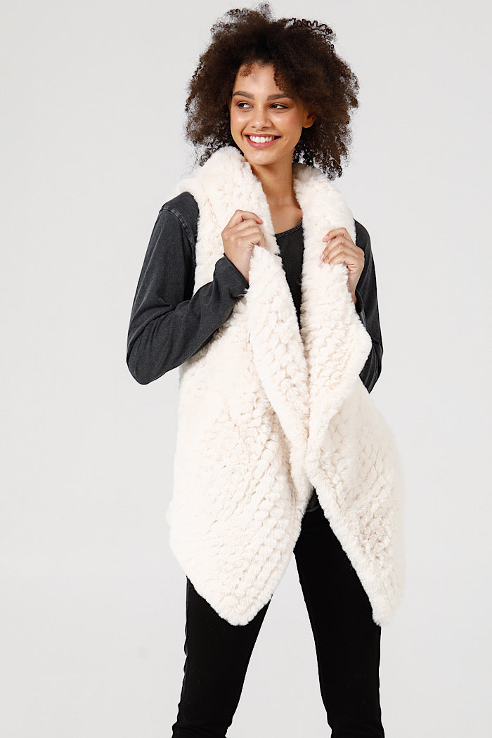 HAYWOOD VEST- CREAM - FINAL CLEARANCE