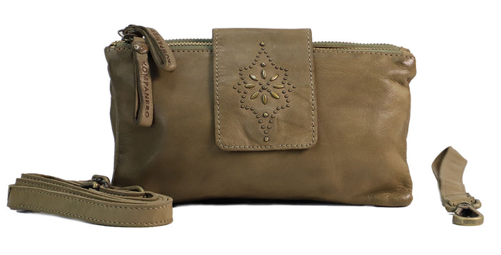 KENNA CROSSBODY CLUTCH - OLIVE