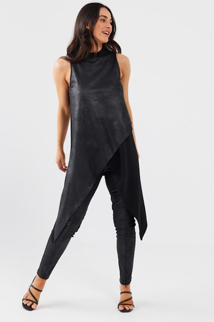 TESSA TOP - BLACK WASH - FINAL CLEARANCE