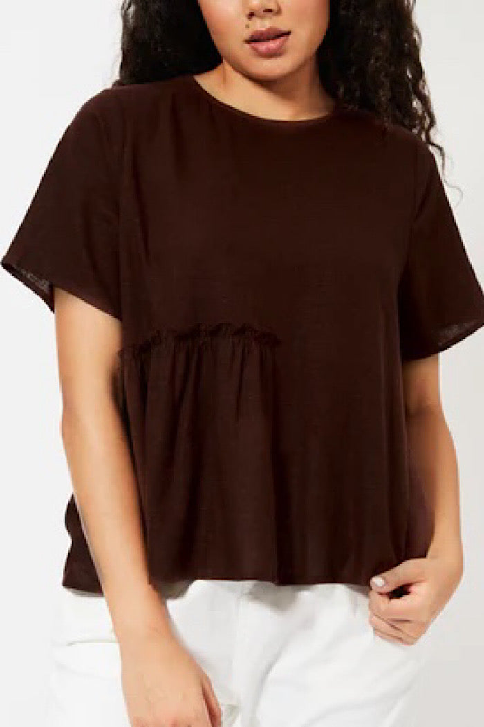 BELIZE TOP - HENNA