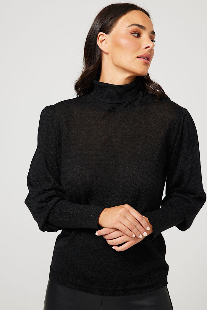 ANGELIQUE KNIT - BLACK - FINAL CLEARANCE