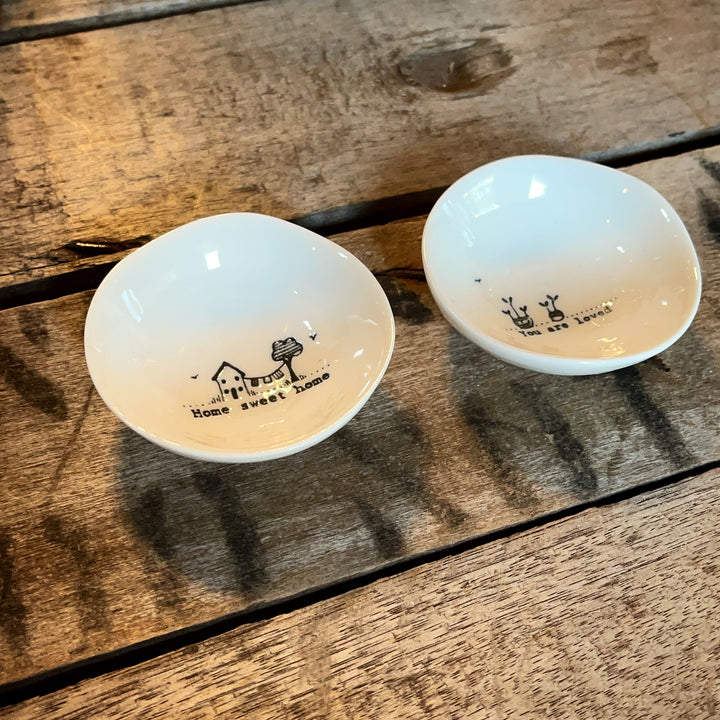 PORCELAIN MINI BOWL -  YOU ARE LOVED