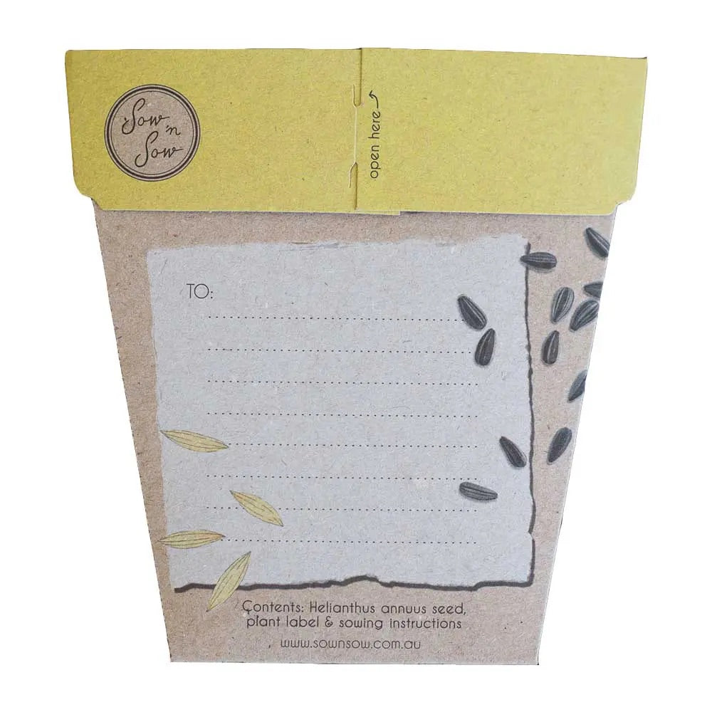 GIFT OF SEEDS - SUNFLOWER