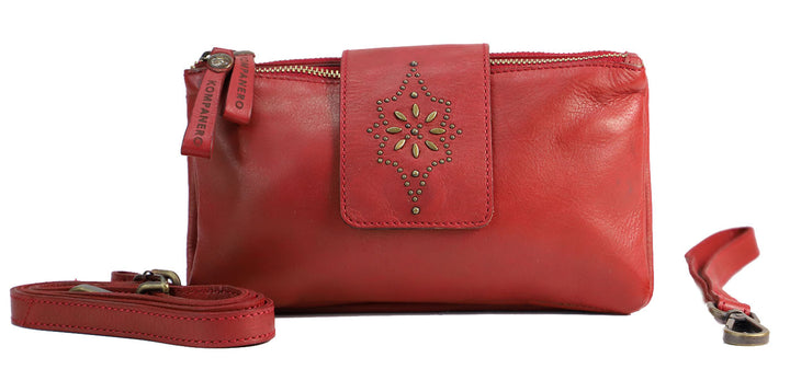 KENNA CROSSBODY CLUTCH - RED