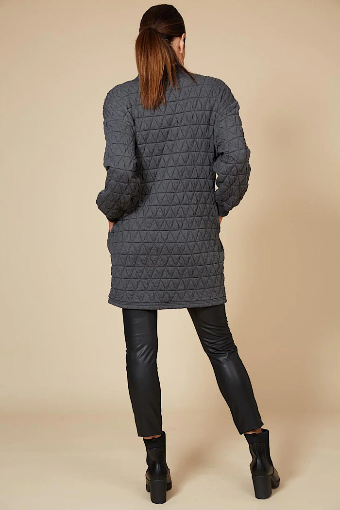 LA VIDA RELAXED TOP/ DRESS - FOSSIL - FINAL CLEARANCE