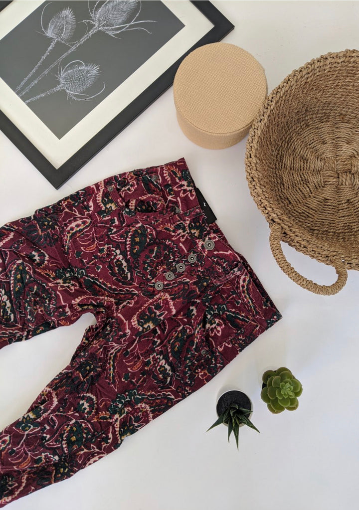 PEACH BLOSSOM PANT - BOURDEAX PRINT - FINAL CLEARANCE
