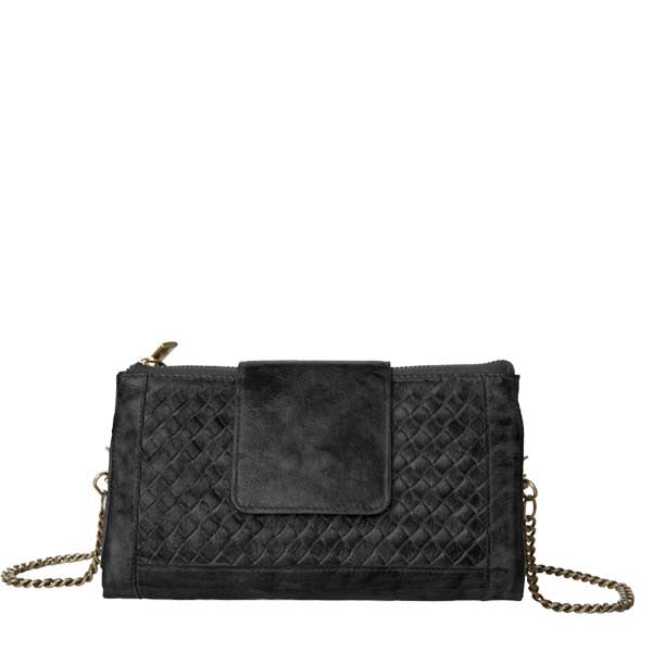 PRATO CONVERTIBLE WALLET - BLACK