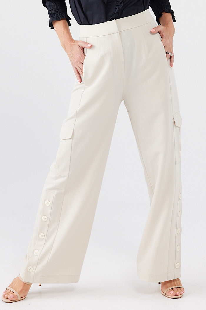 BENNY PANTS - ECRU - FINAL CLEARANCE