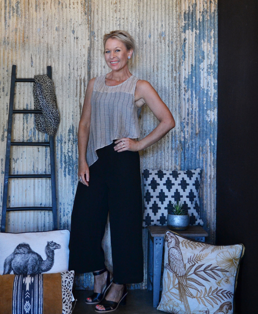 DESTINY PANTSUIT - LINEAR YARDAGE - FINAL CLEARANCE