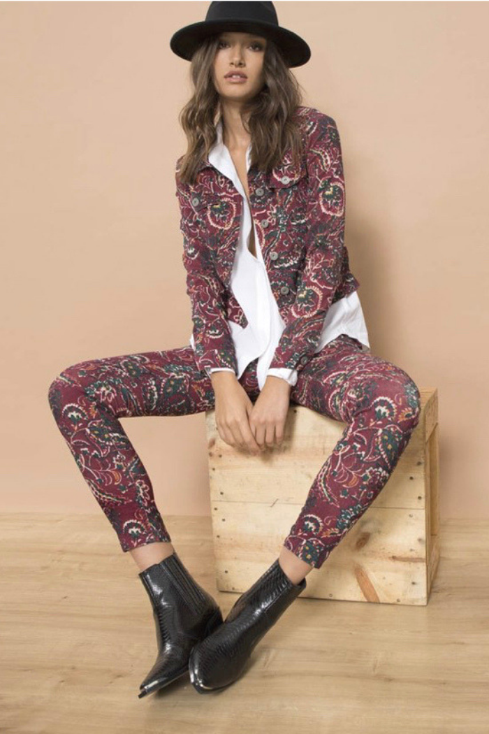 PEACH BLOSSOM PANT - BOURDEAX PRINT - FINAL CLEARANCE