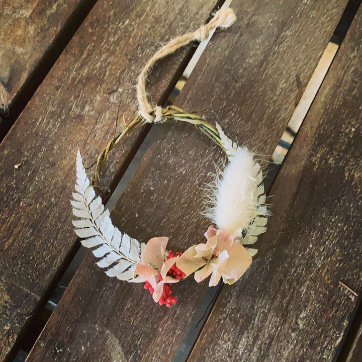 PRESERVED FLOWER WREATH DECORATIONS