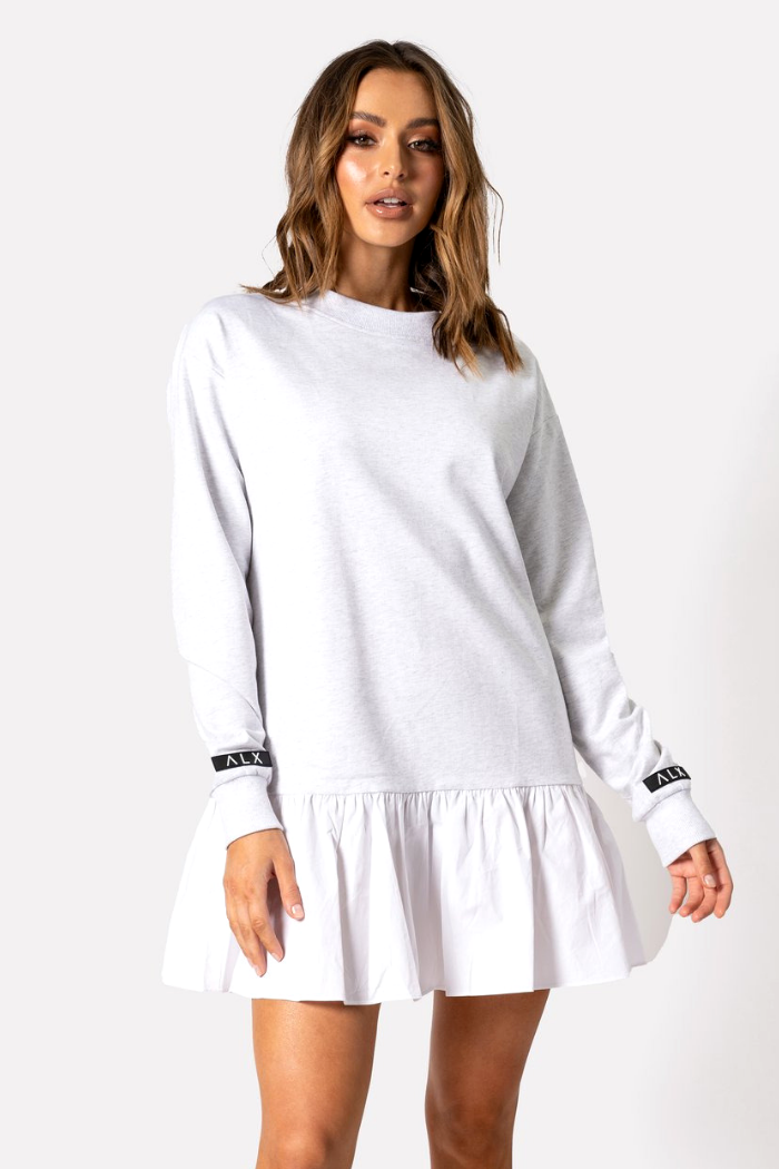 HARRY JUMPER DRESS - GREY
