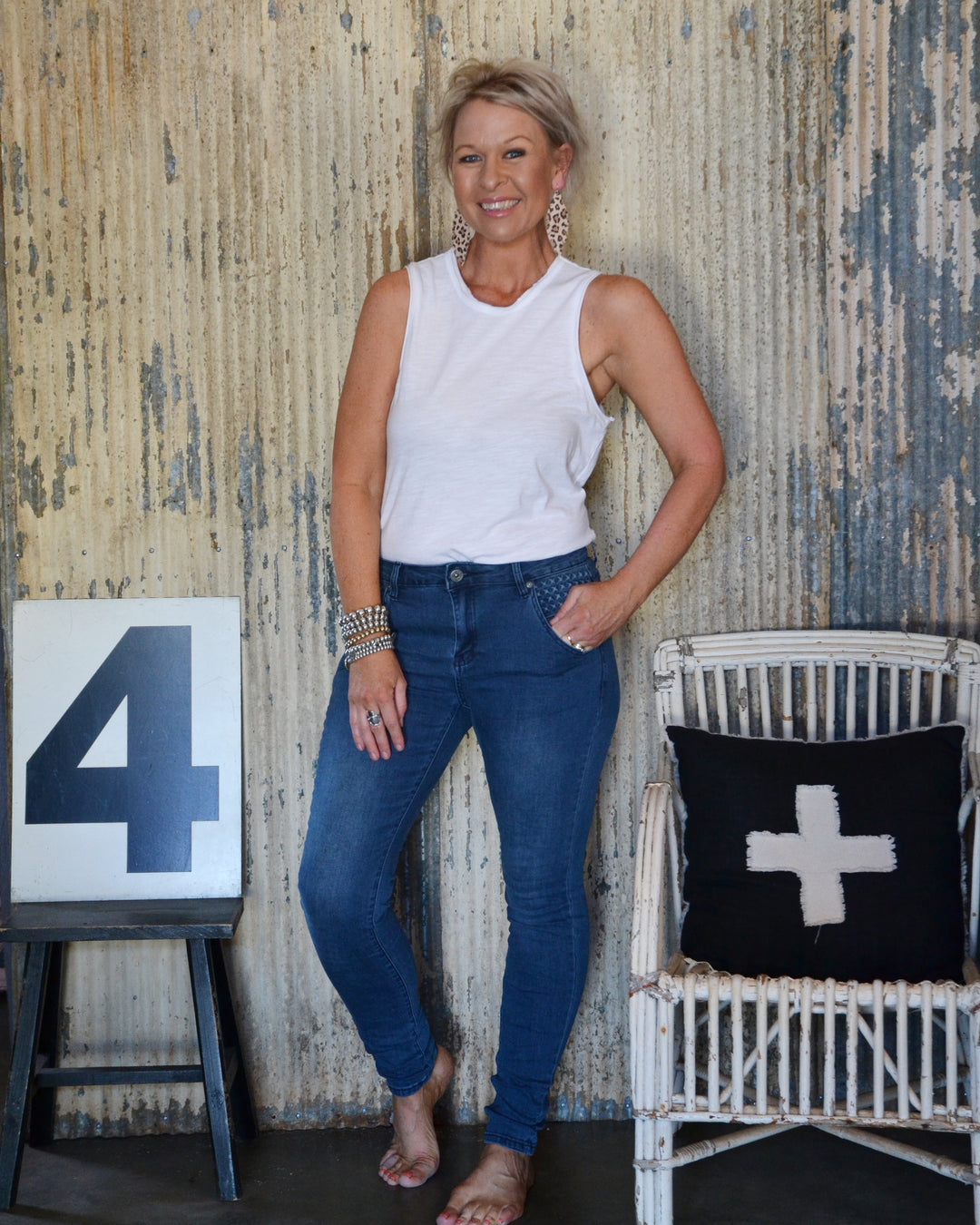 AFRICAN STAR DENIM JEANS - FINAL CLEARANCE