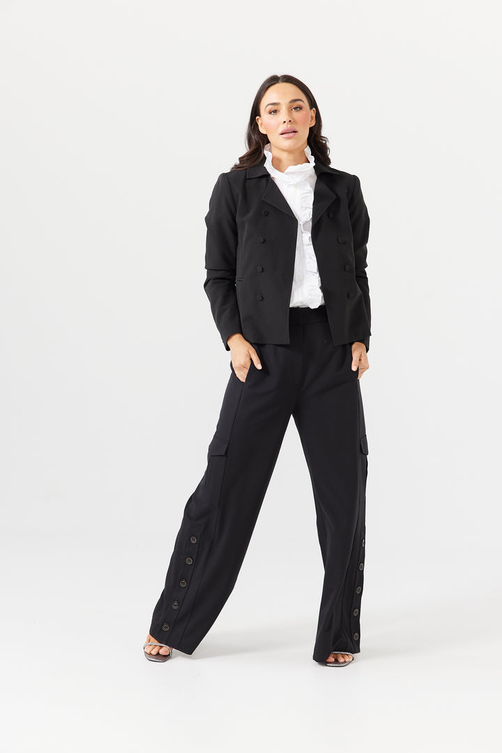 5TH AVENUE JACKET - BLACK - FINAL CLEARANCE