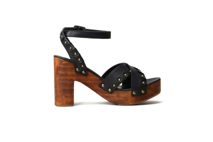 ANNABELLE WEDGE - BLACK - FINAL CLEARANCE