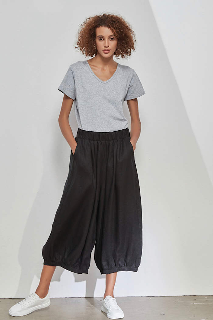 BILLOW PANTS - BLACK