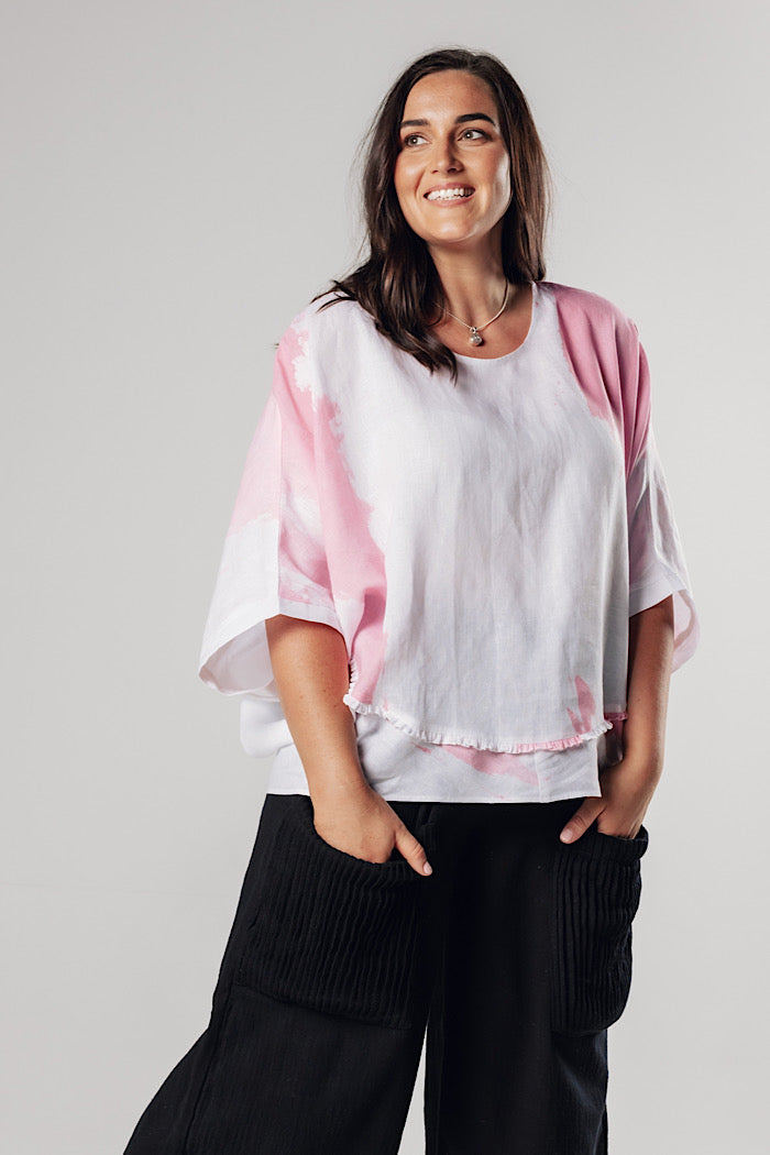 CAMBELL TOP - INKY PINK