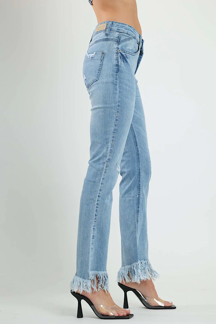 ELENA MID BLUE JEANS