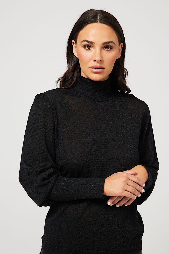 ANGELIQUE KNIT - BLACK - FINAL CLEARANCE