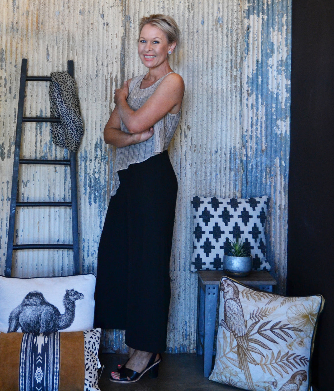 DESTINY PANTSUIT - LINEAR YARDAGE - FINAL CLEARANCE