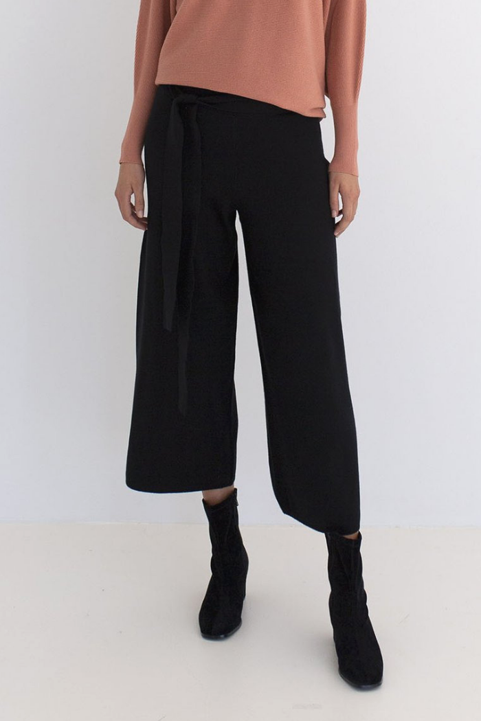 HARLEY KNIT PANT - BLACK - FINAL CLEARANCE