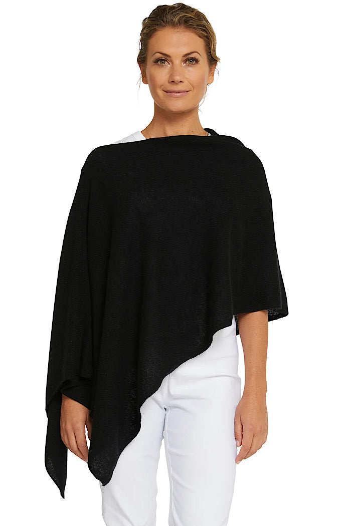 CASHMERE TOPPER - EBONY