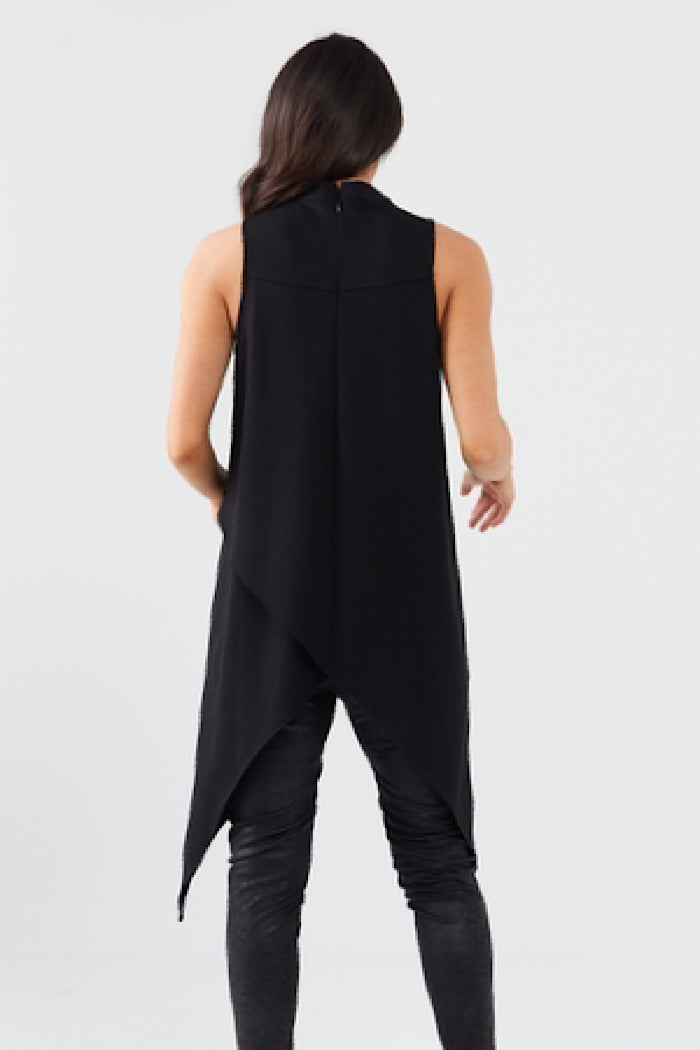 TESSA TOP - BLACK WASH - FINAL CLEARANCE