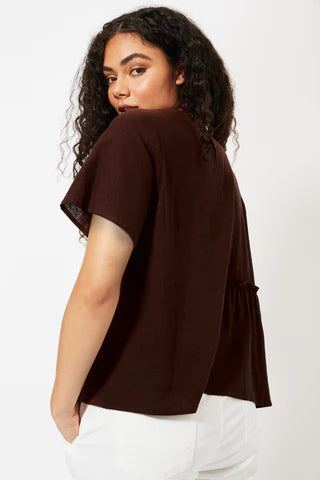 BELIZE TOP - HENNA