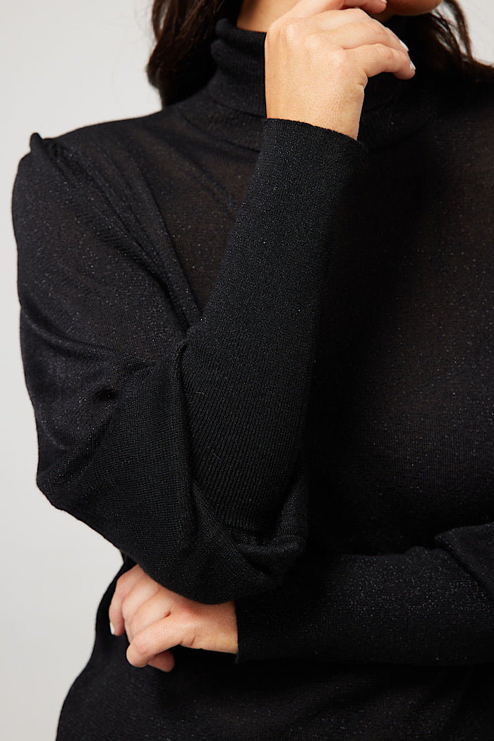 ANGELIQUE KNIT - BLACK - FINAL CLEARANCE
