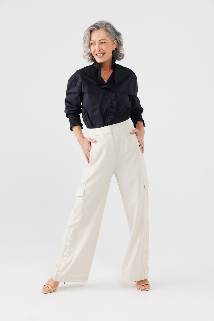 BENNY PANTS - ECRU - FINAL CLEARANCE