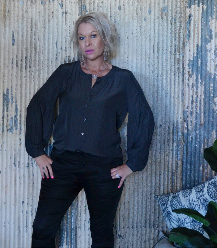 PUFF THE MAGIC SLEEVE BLOUSE - DIESEL - FINAL CLEARANCE