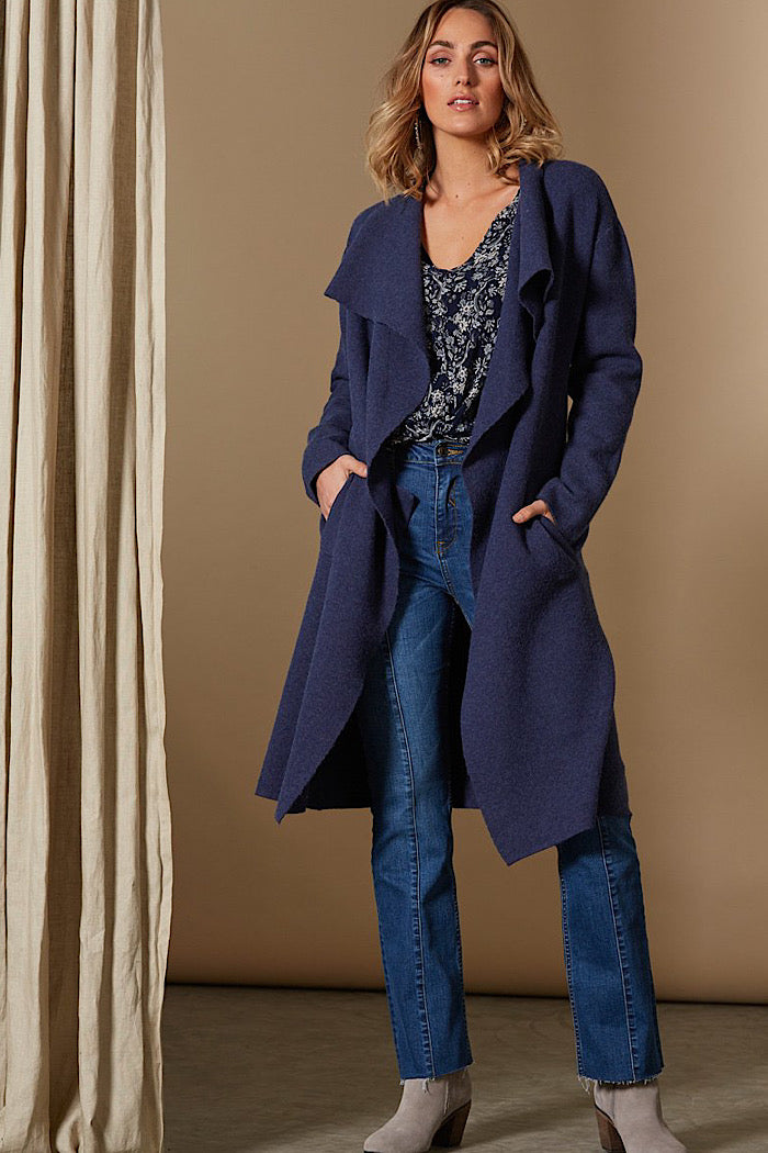 CLARITY CARDIGAN - INDIGO