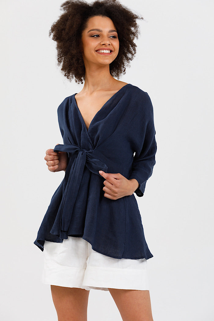 GEORGIA TOP - NAVY