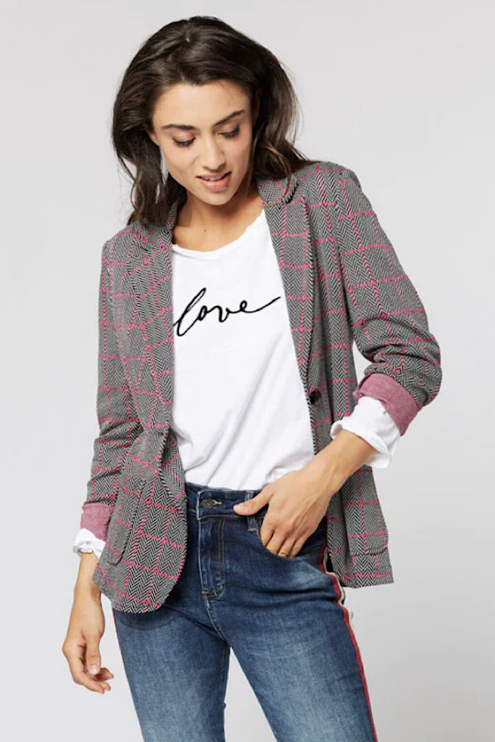 LUCILLE JACKET - FUXIA - FINAL CLEARANCE