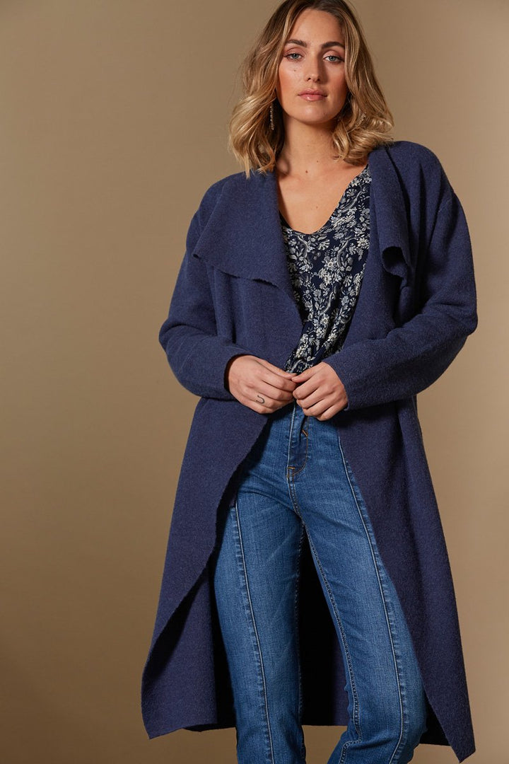 CLARITY CARDIGAN - INDIGO
