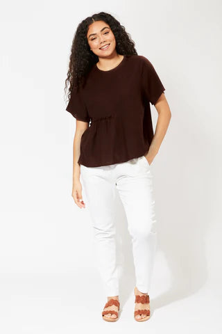 BELIZE TOP - HENNA