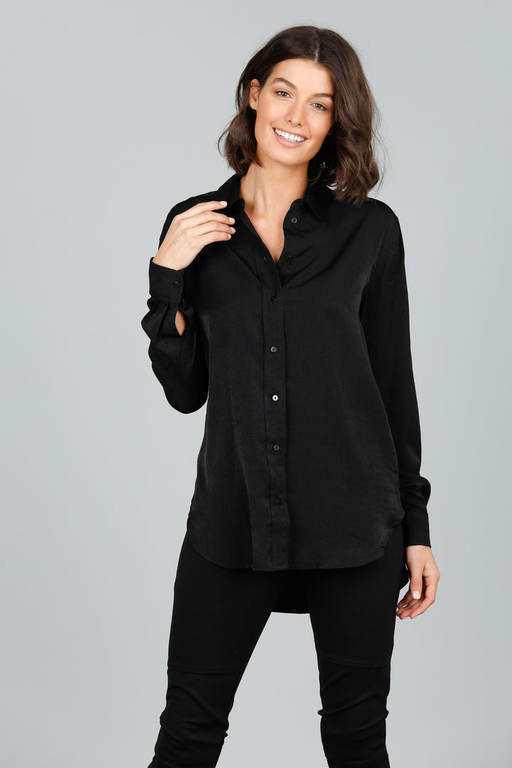 CLEO SHIRT - BLACK